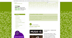 Desktop Screenshot of kultur-fuer-alle.net