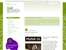 Tablet Screenshot of kultur-fuer-alle.net